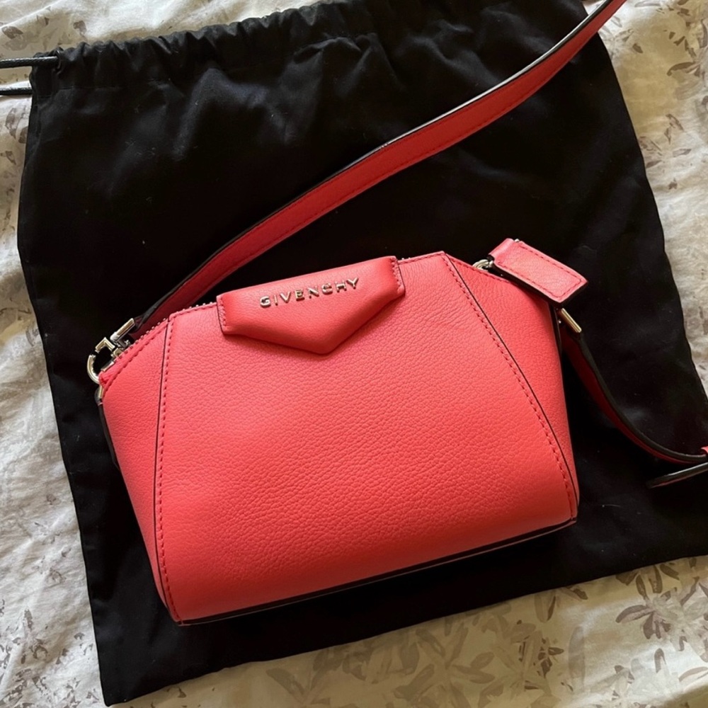 Givenchy coral Leather crossbody bag
